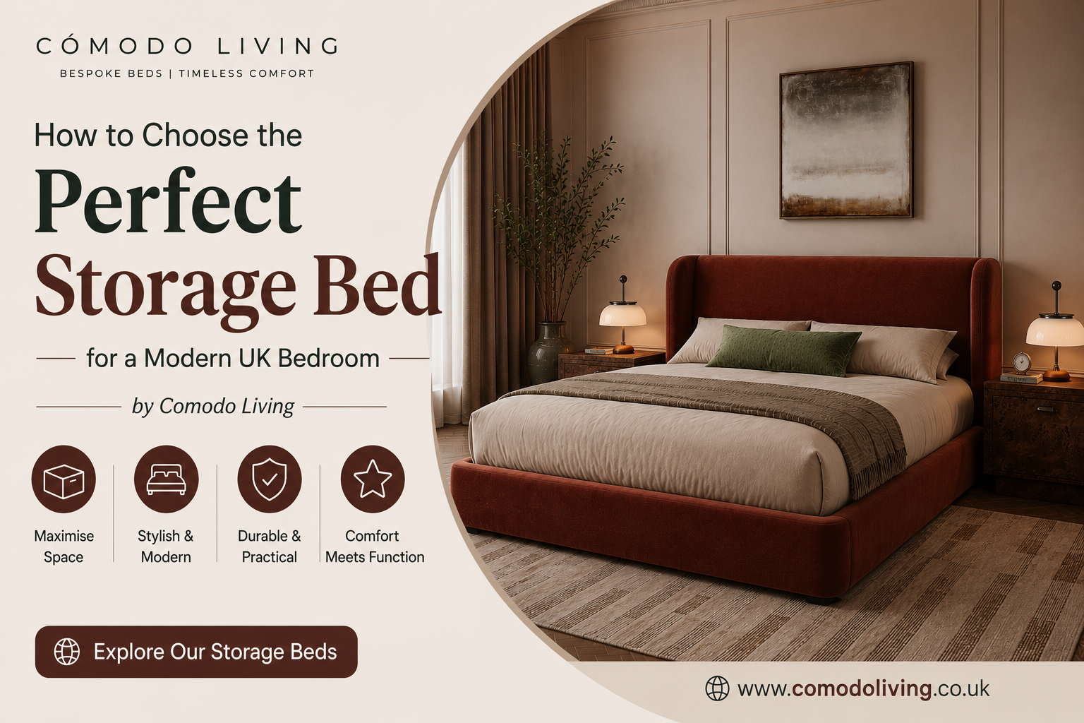 How to Choose the Perfect Storage Bed for a Modern UK Bedroom