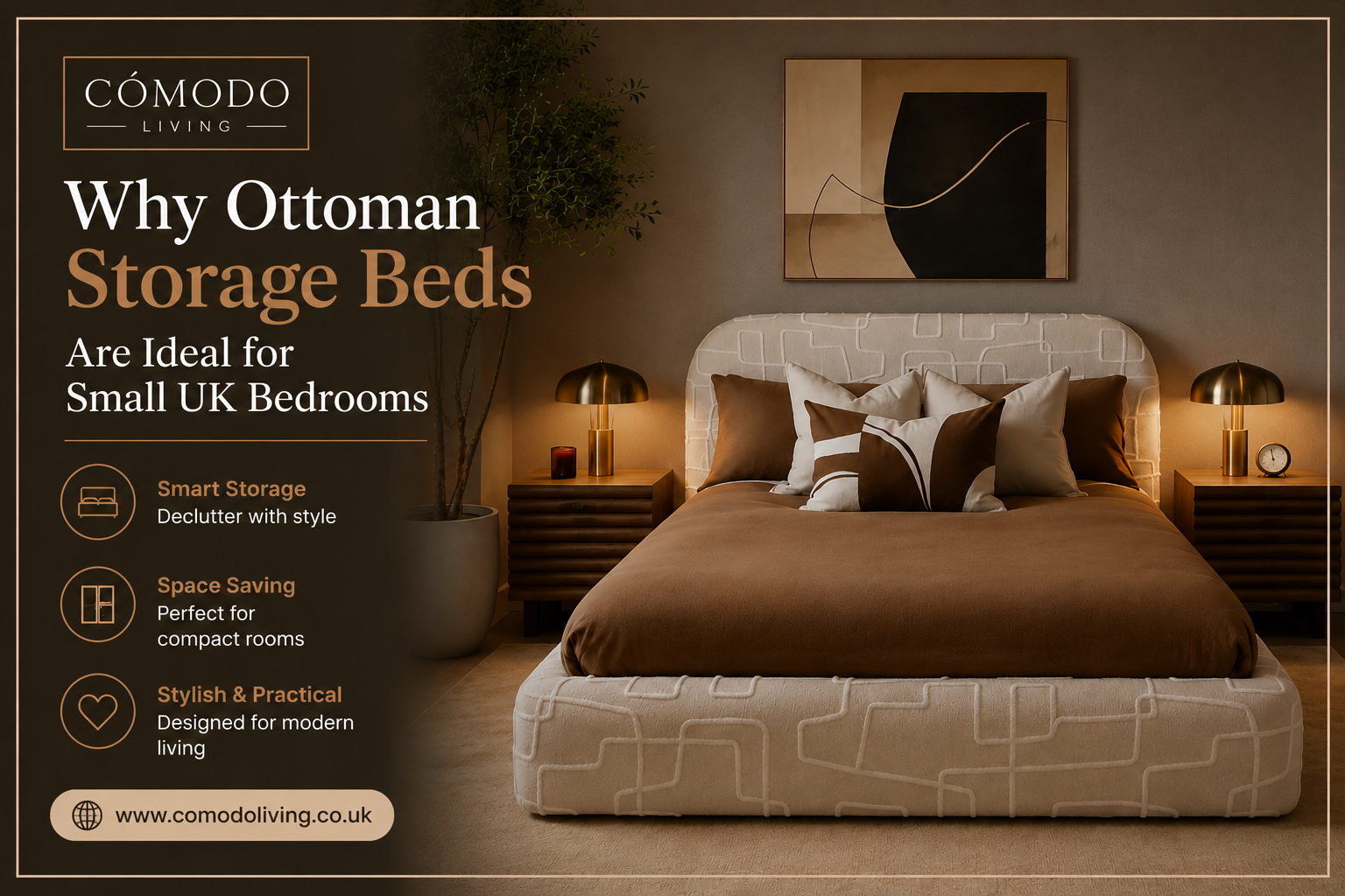 Why Ottoman Storage Beds Are Ideal for Small UK Bedrooms
