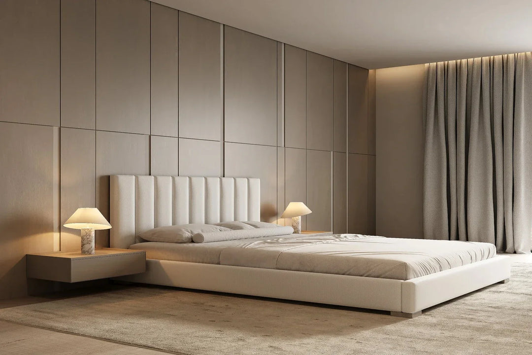 King Size Upholstered Bed