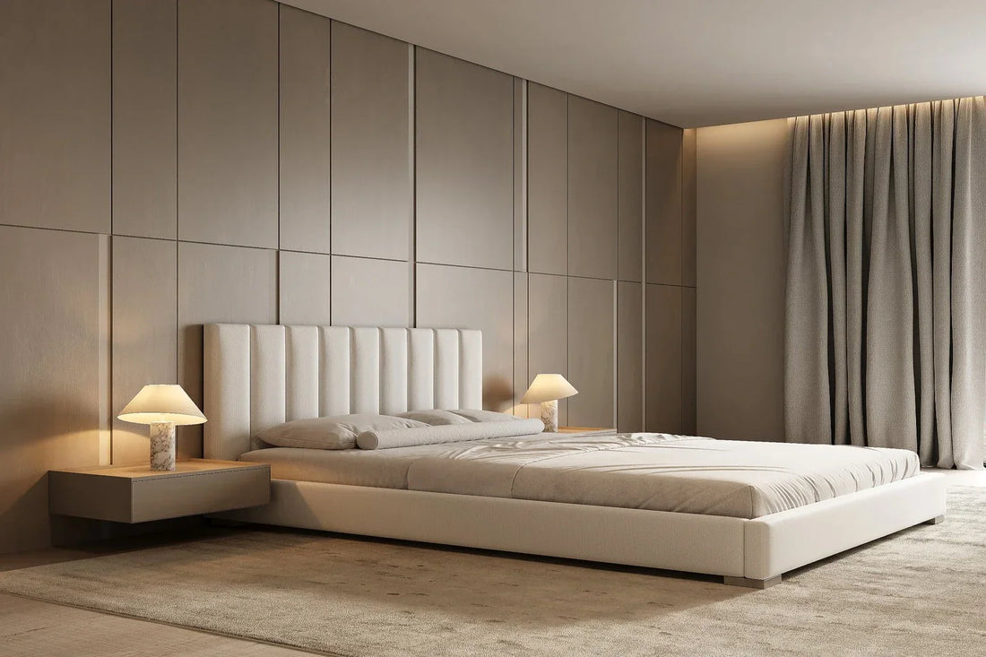 King Size Upholstered Bed
