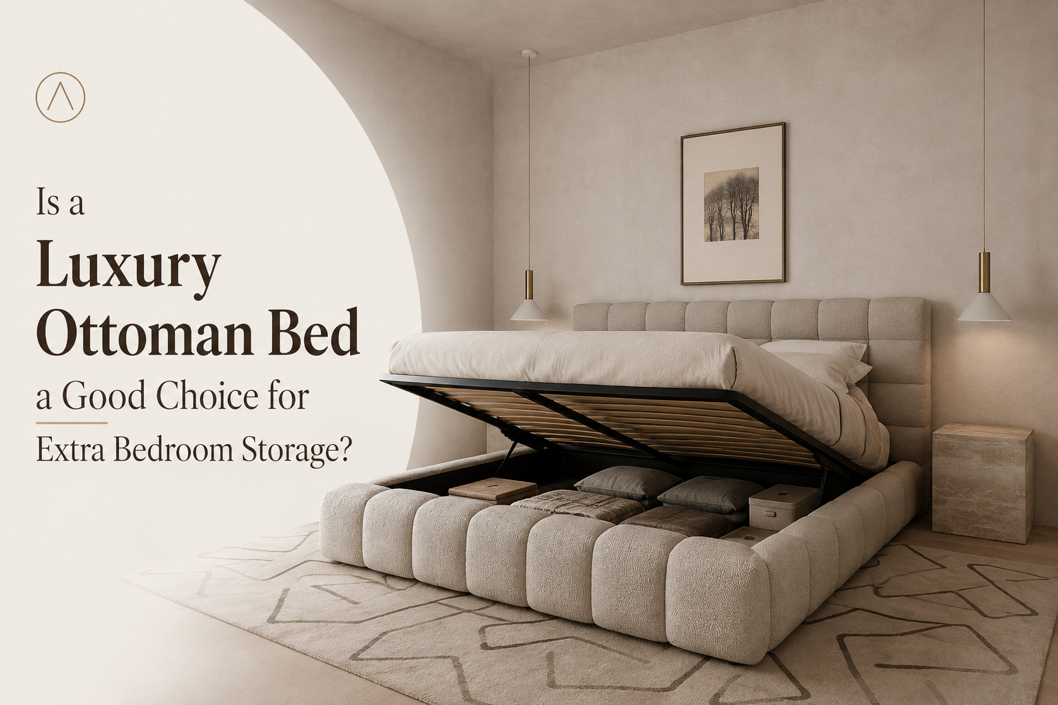 luxury ottoman bed