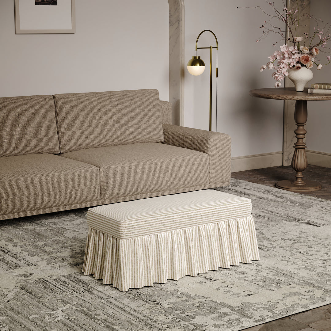 Frilled Footstool