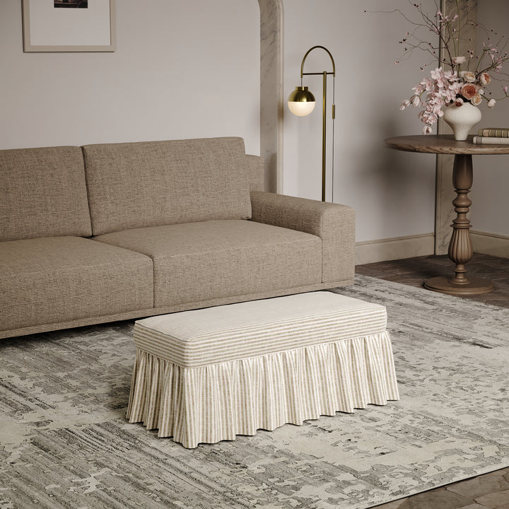 Frilled Footstool