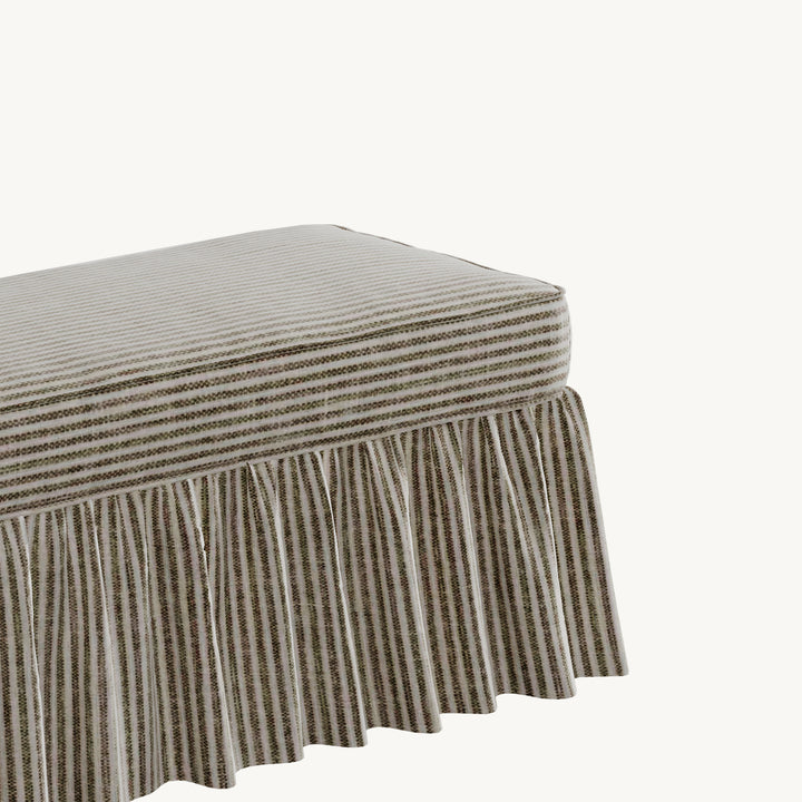 Frilled Footstool