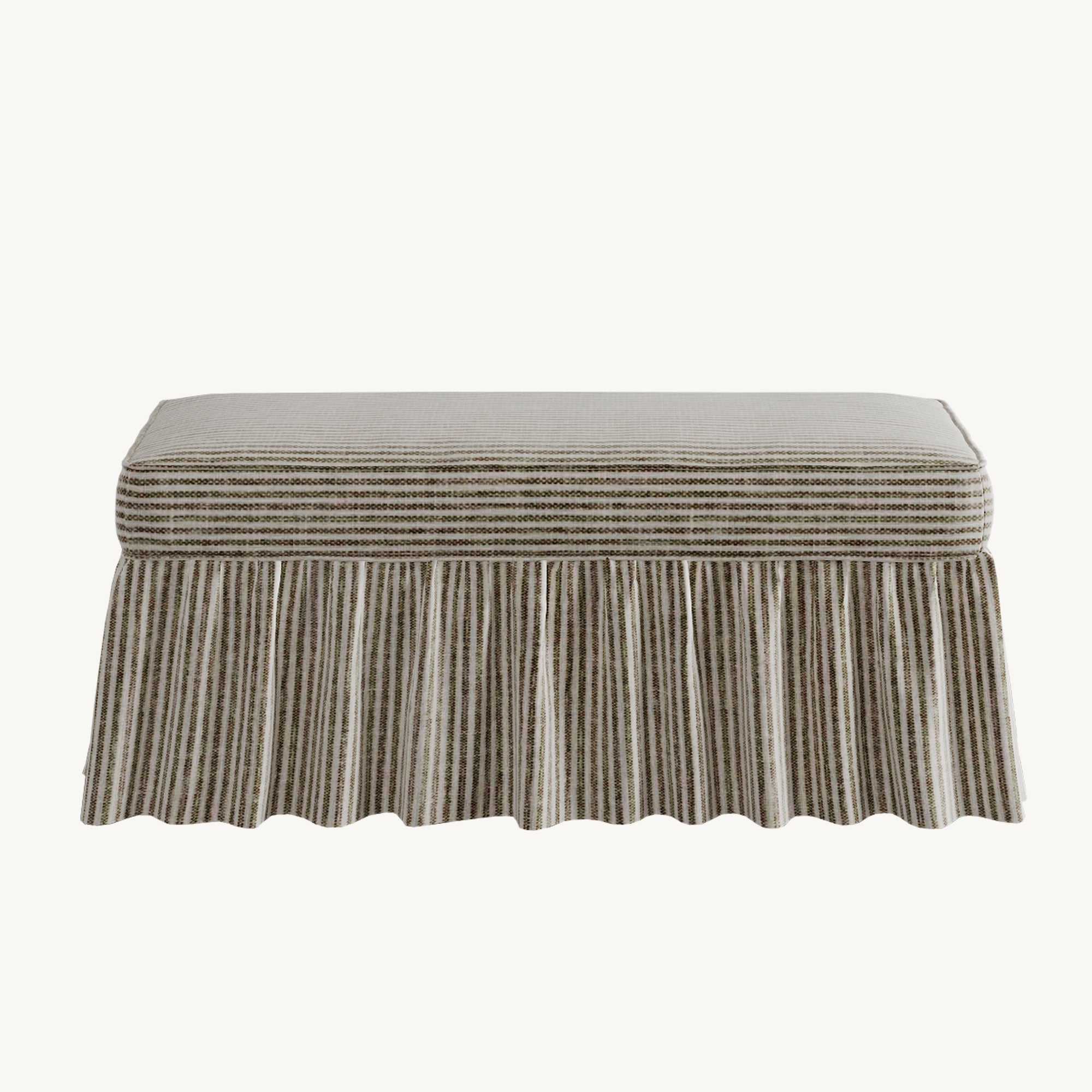 Frilled Footstool