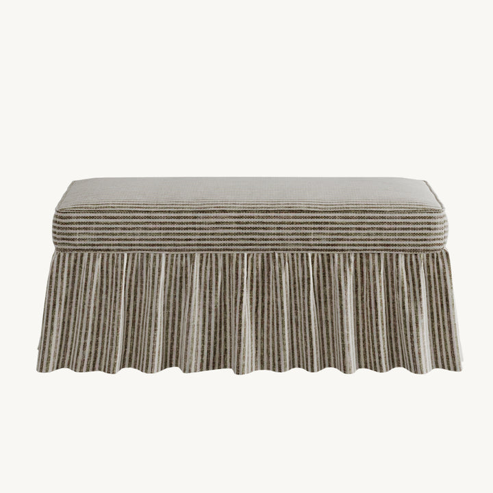 Frilled Footstool