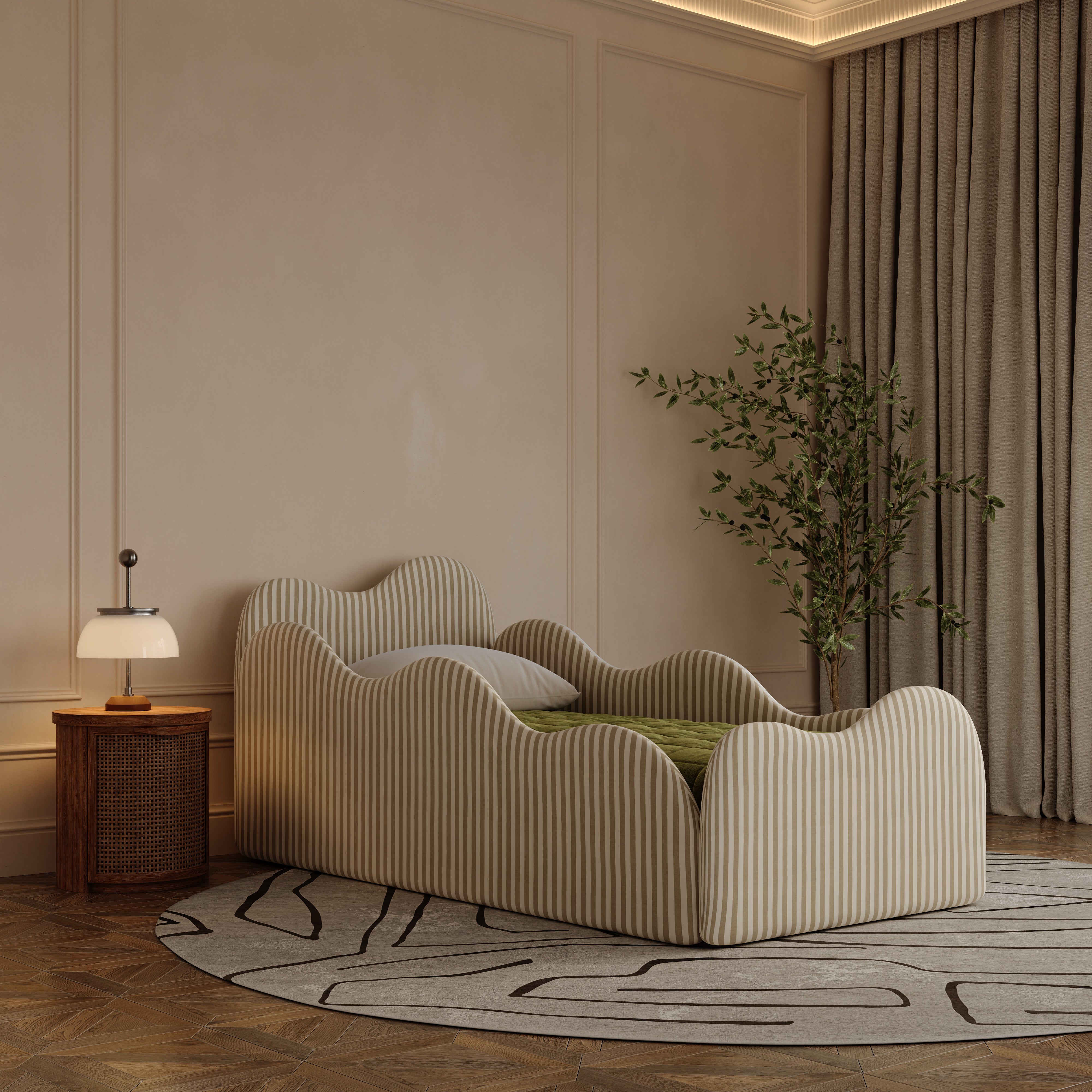 THE HARPER WAVE BED